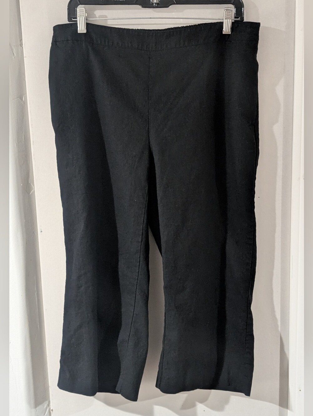 Coldwater Creek Black Straight-Leg Dress Pants